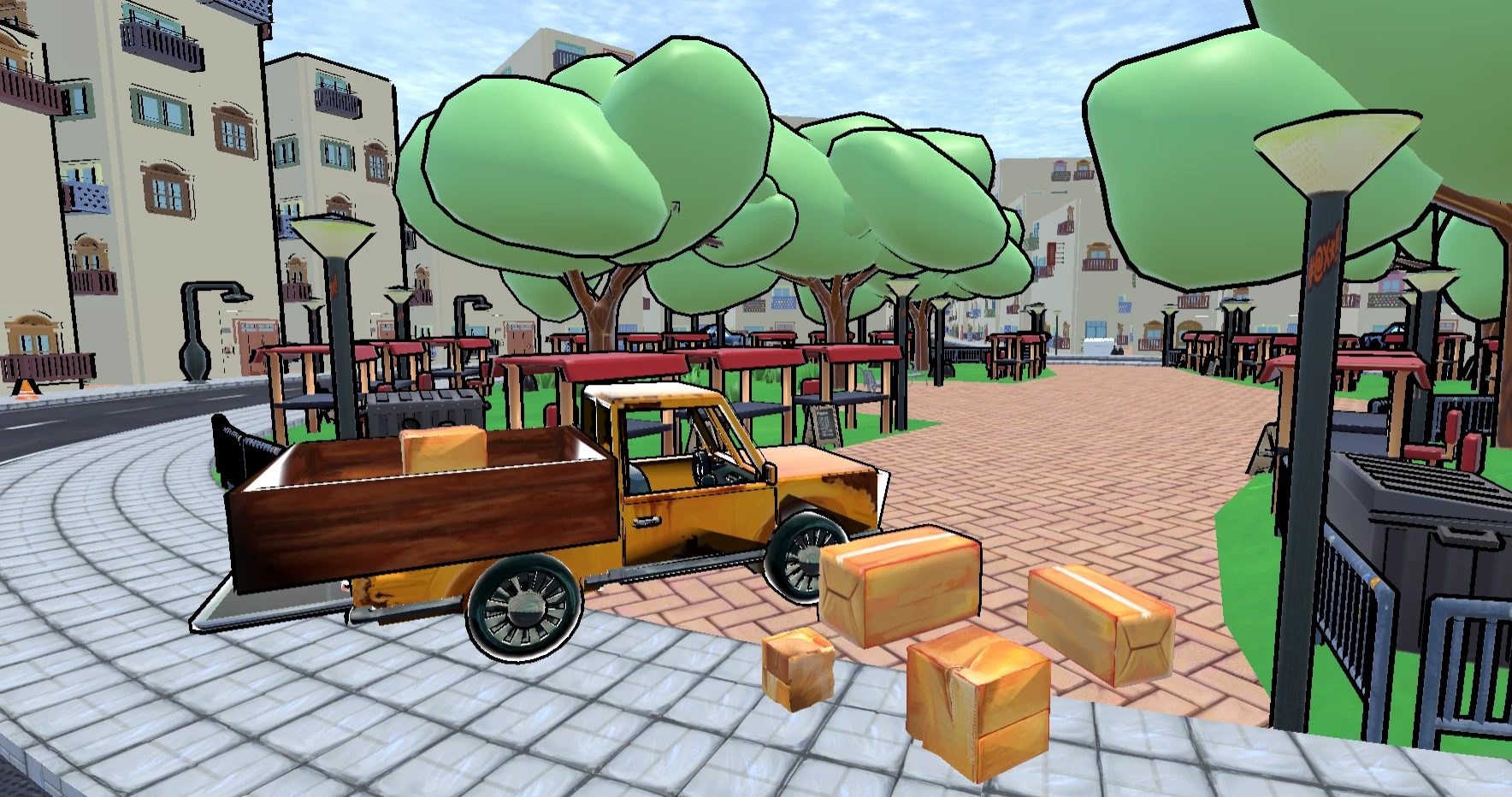 Screenshot voor project Truckin' It