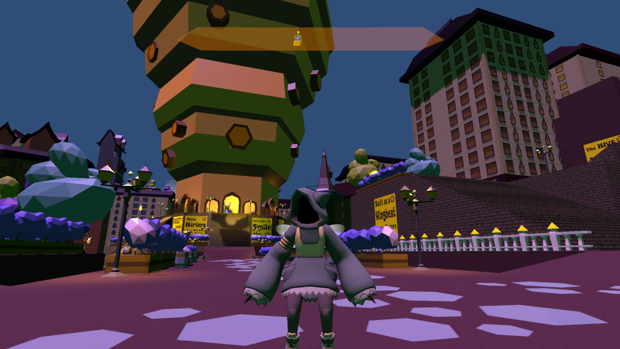 Screenshot voor project Running Beehind