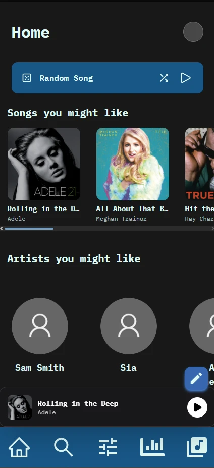 Screenshot voor project Sonarpop