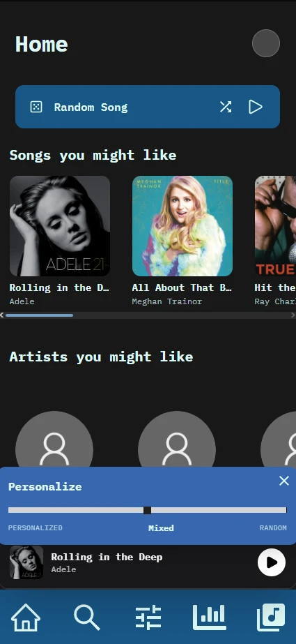 Screenshot voor project Sonarpop