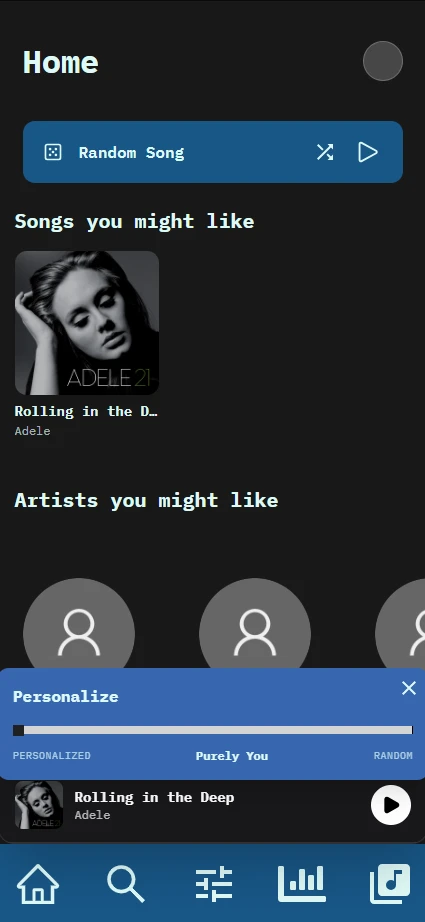 Screenshot voor project Sonarpop