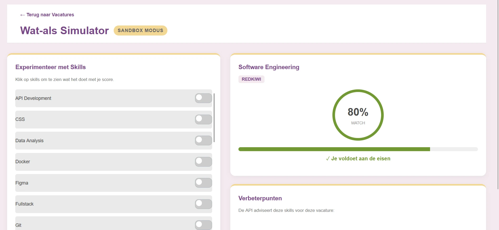 Screenshot voor project KLIK