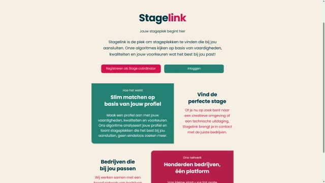 Afbeelding 1 van project StageLink