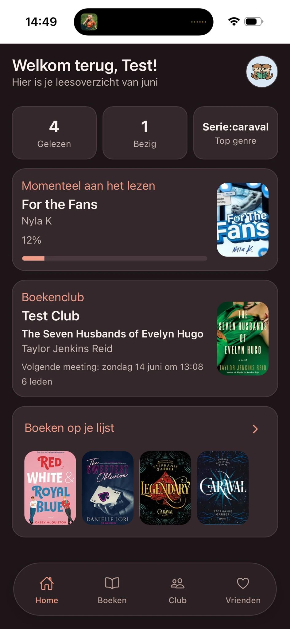Screenshot voor project Read The Room