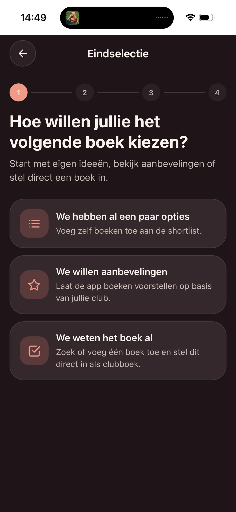 Screenshot voor project Read The Room