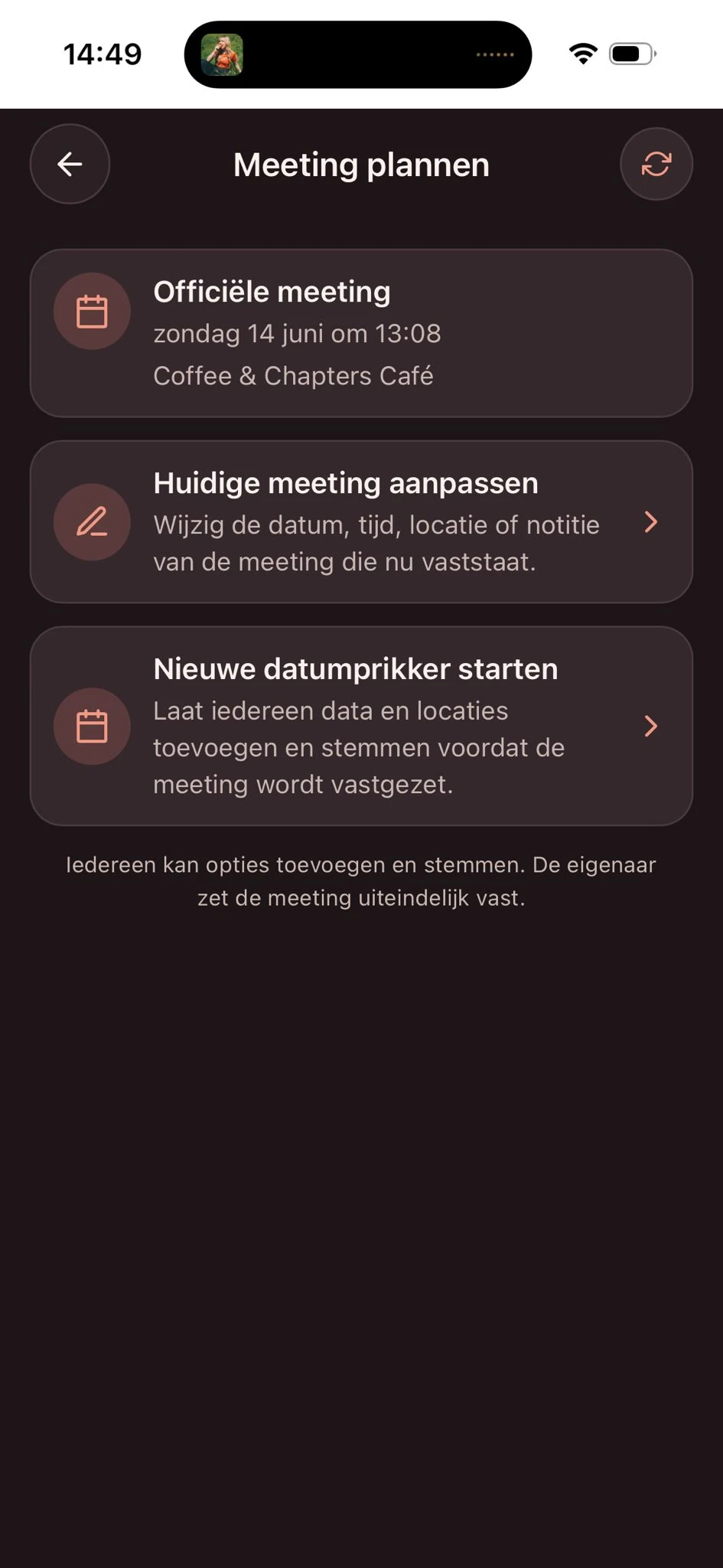 Screenshot voor project Read The Room