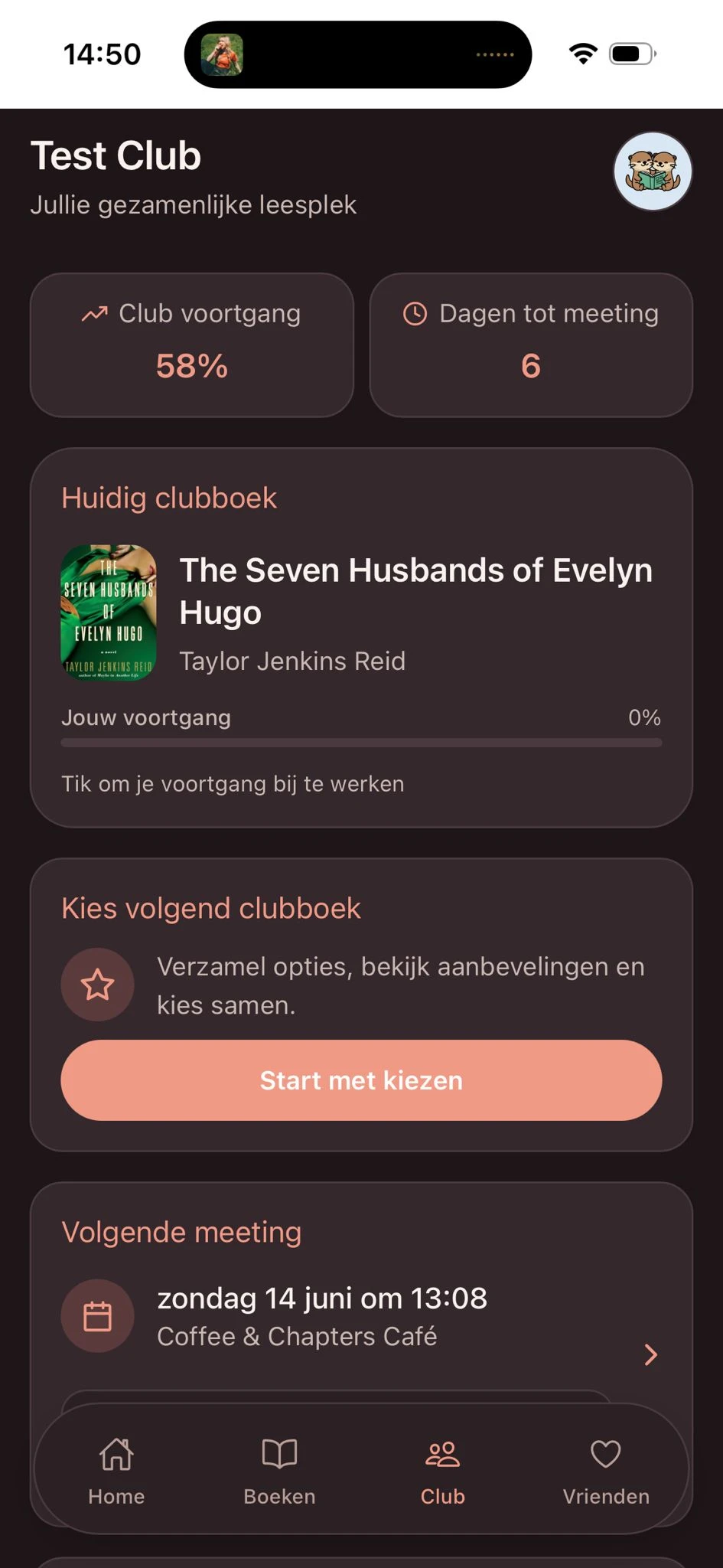 Screenshot voor project Read The Room