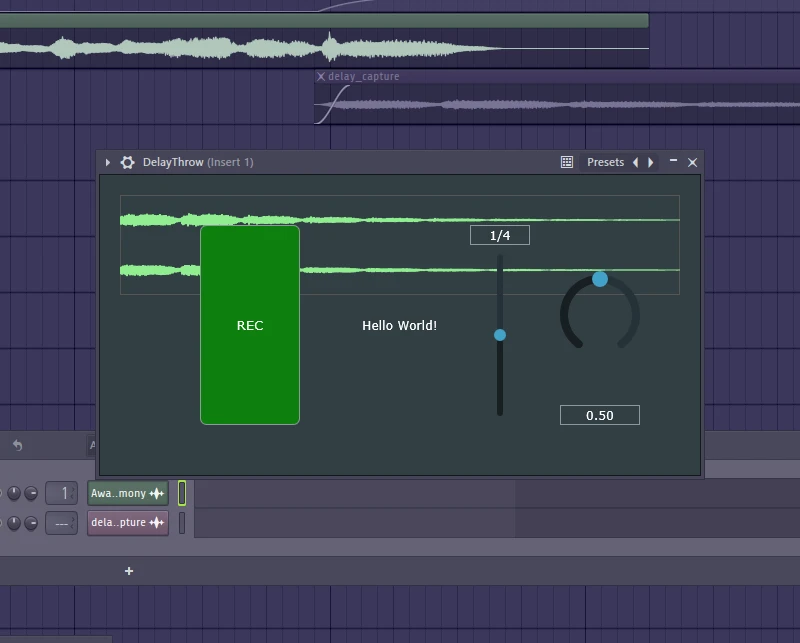 Screenshot voor project THROWUP