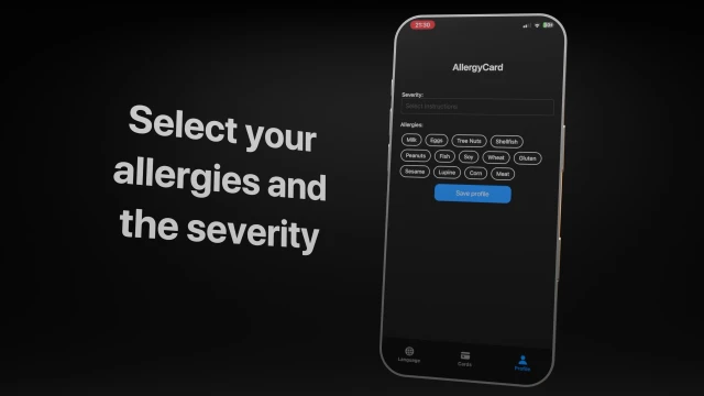 Afbeelding 1 van project AllergyCard