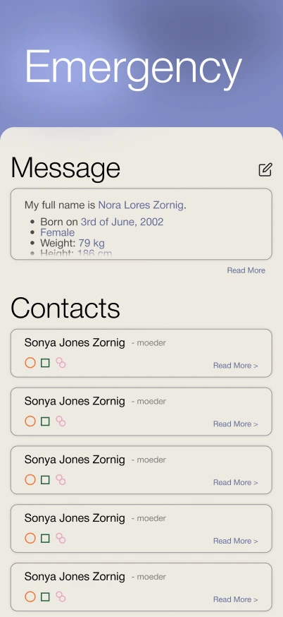 Screenshot voor project TomoCare
