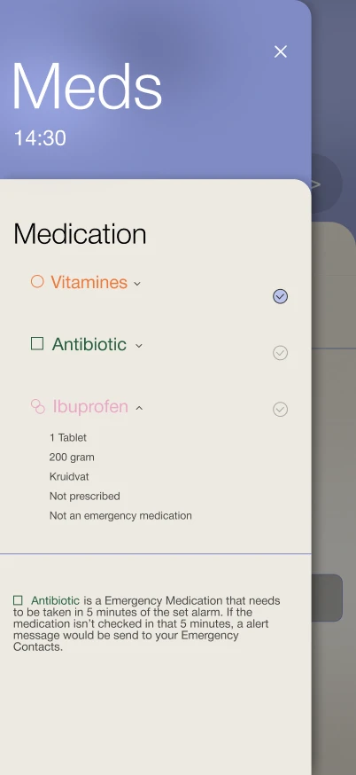 Screenshot voor project TomoCare