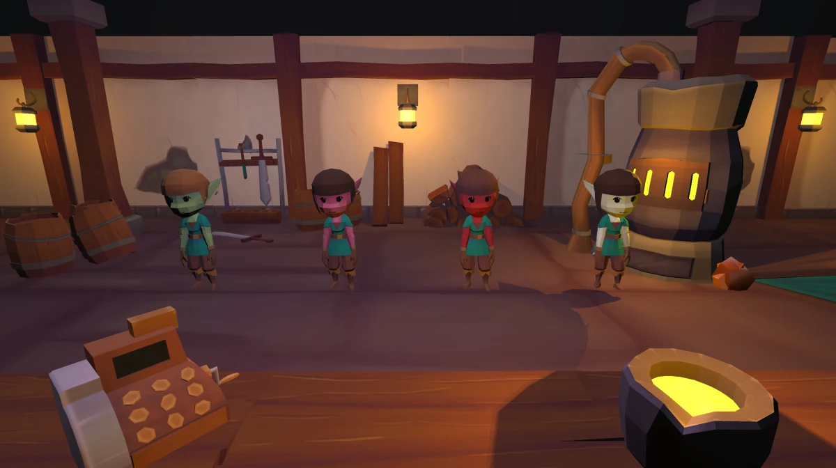 Screenshot voor project Goblin gearshop