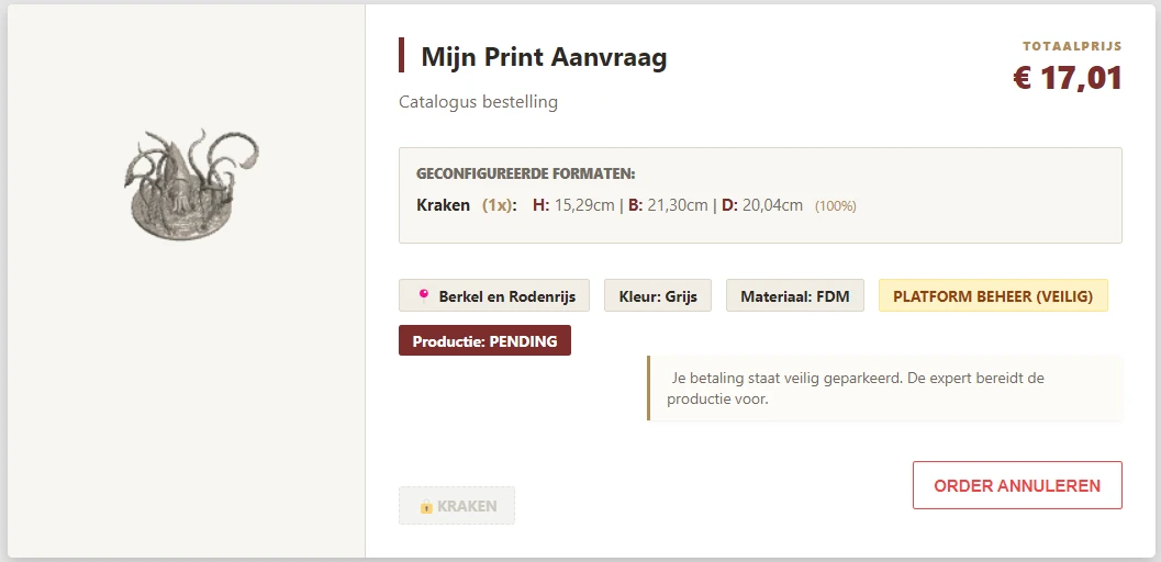 Screenshot voor project Accessible Printing