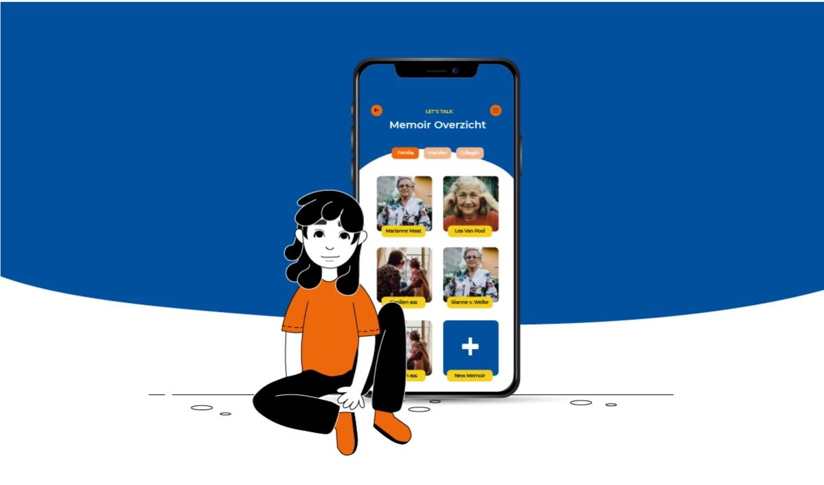 Screenshot voor project Let's talk