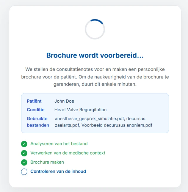 Afbeelding 2 van project MediBrochure