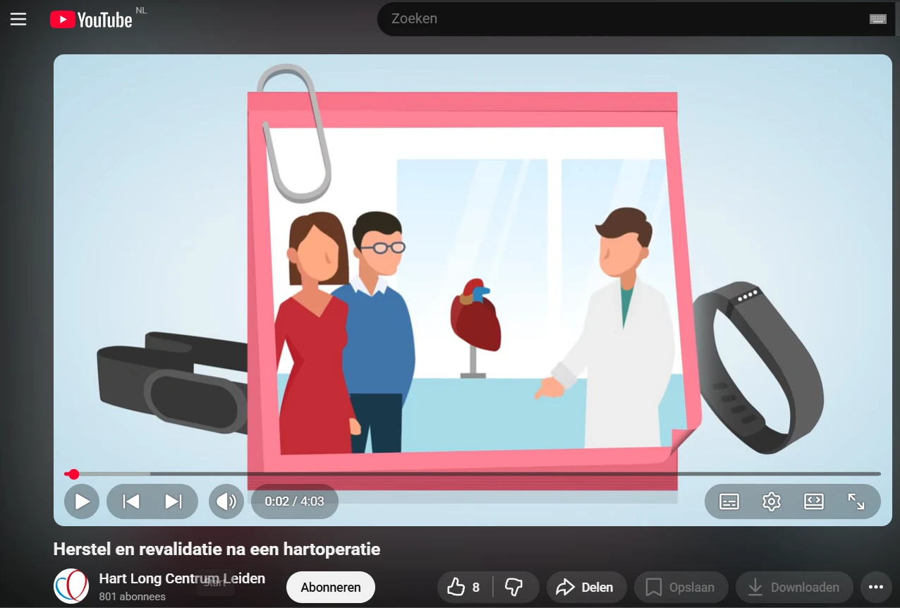 Screenshot voor project MediBrochure