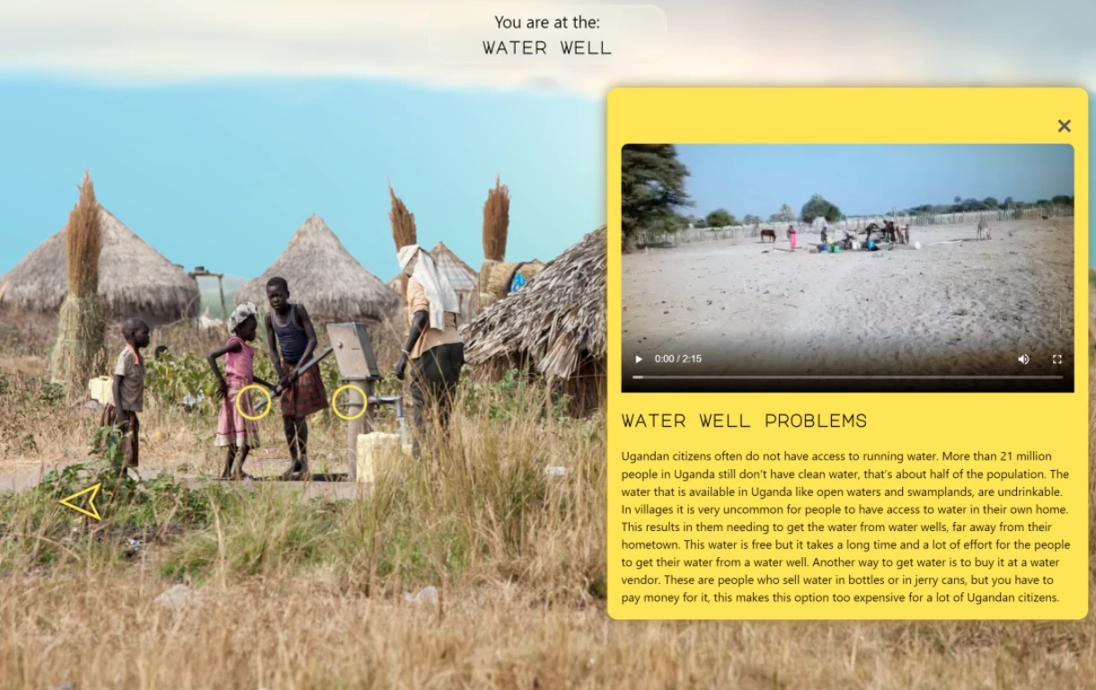 Screenshot voor project A message of peace