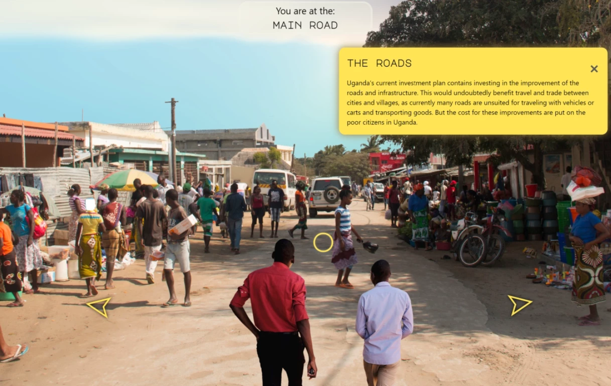 Screenshot voor project A message of peace