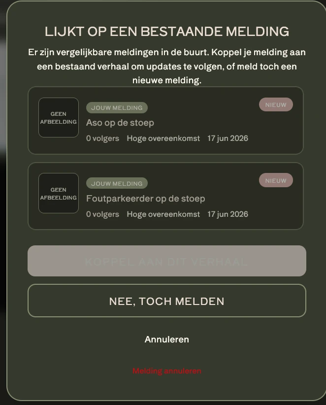 Screenshot voor project Rotterdamse Actie Uit de Wijken