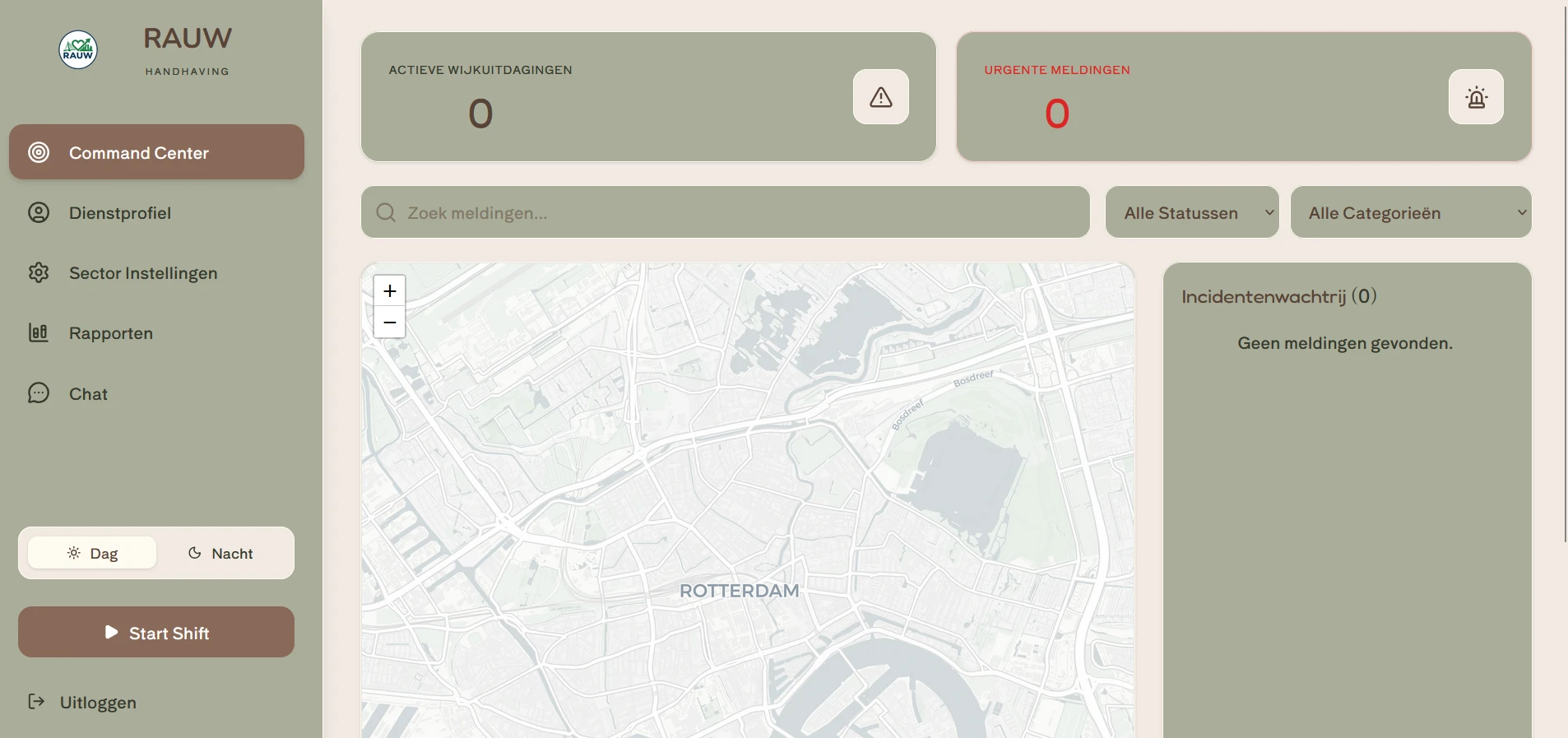 Screenshot voor project Rotterdamse Actie Uit de Wijken