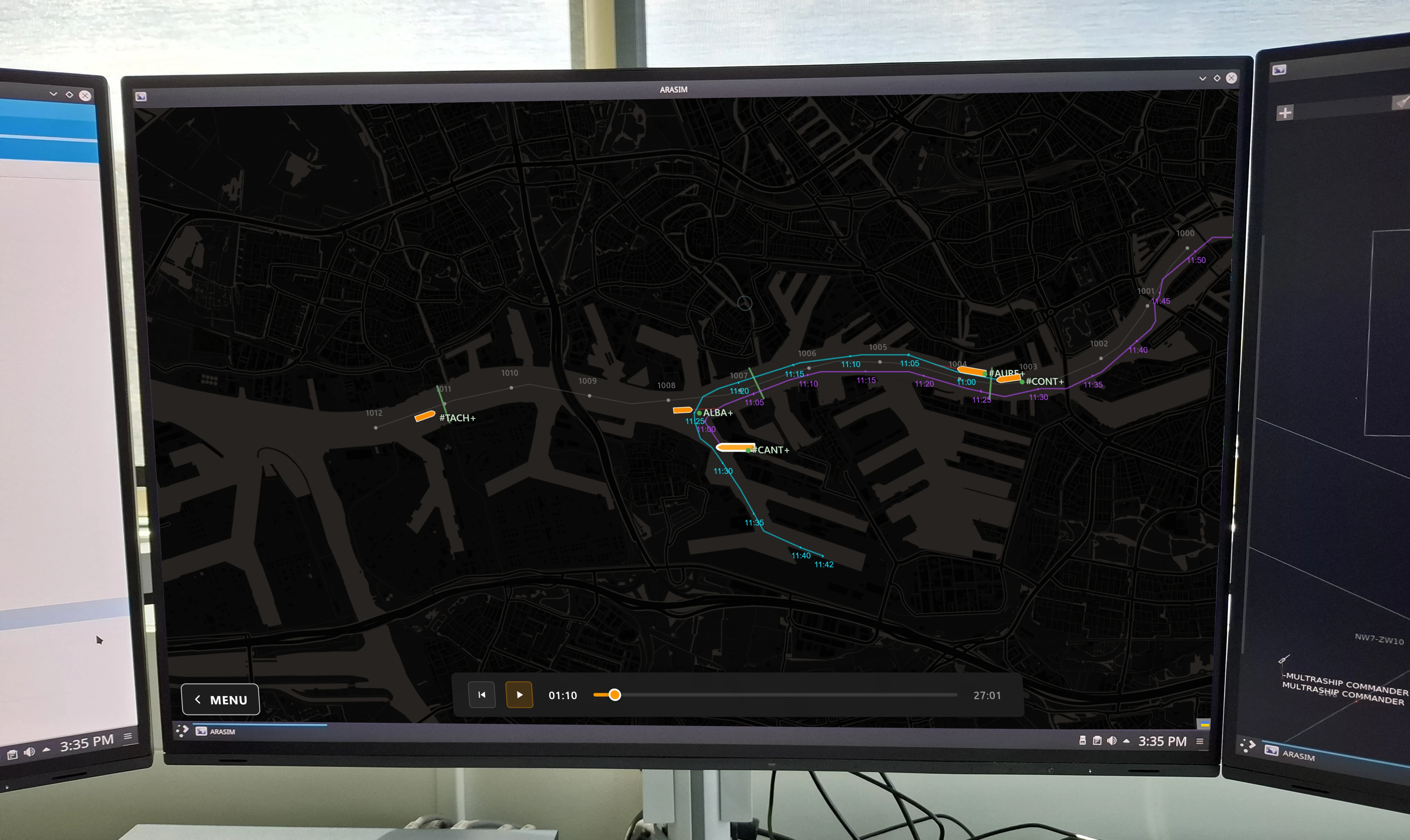 Screenshot voor project VTSO Intention Sharing Simulator