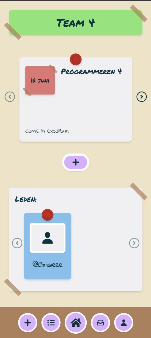 Screenshot voor project Board-it