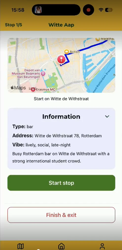Screenshot voor project GlobalToSocial 010