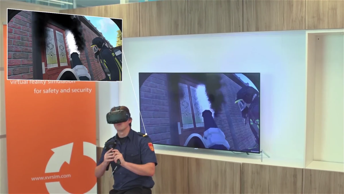 Screenshot voor project Virtual Reality in XVR