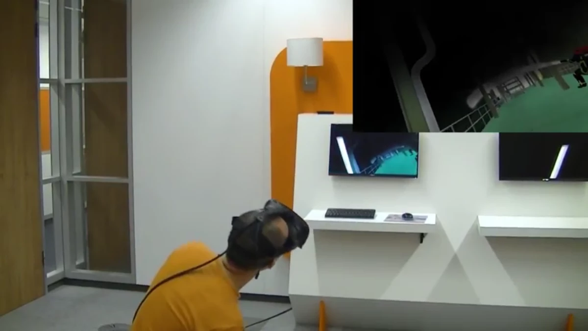 Screenshot voor project Virtual Reality in XVR