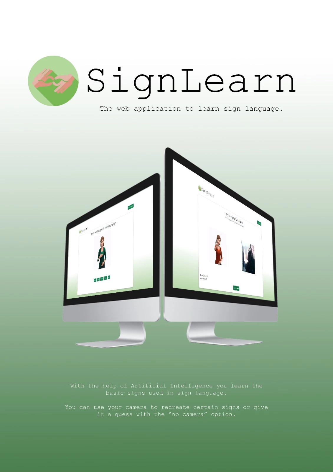 Screenshot voor project SignLearn