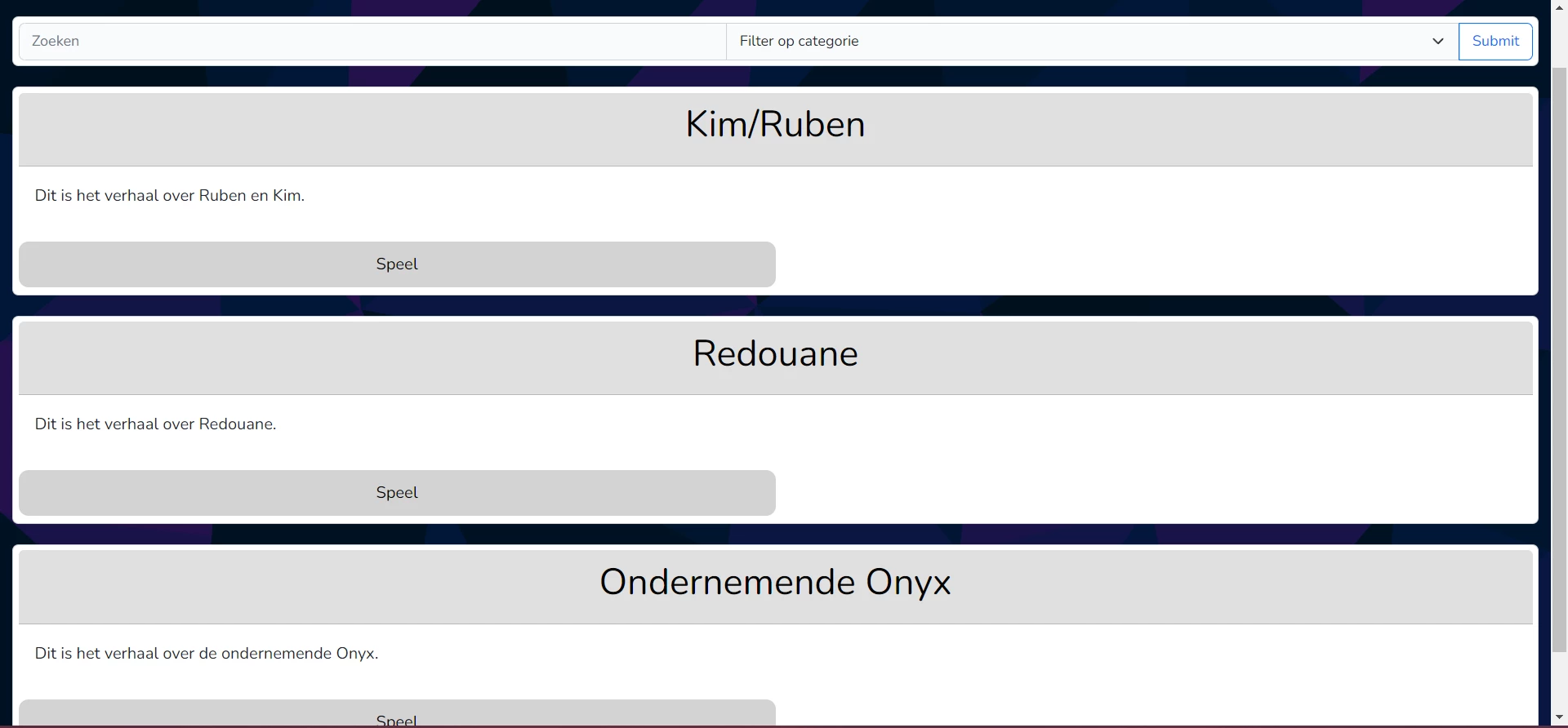 Screenshot voor project Empath