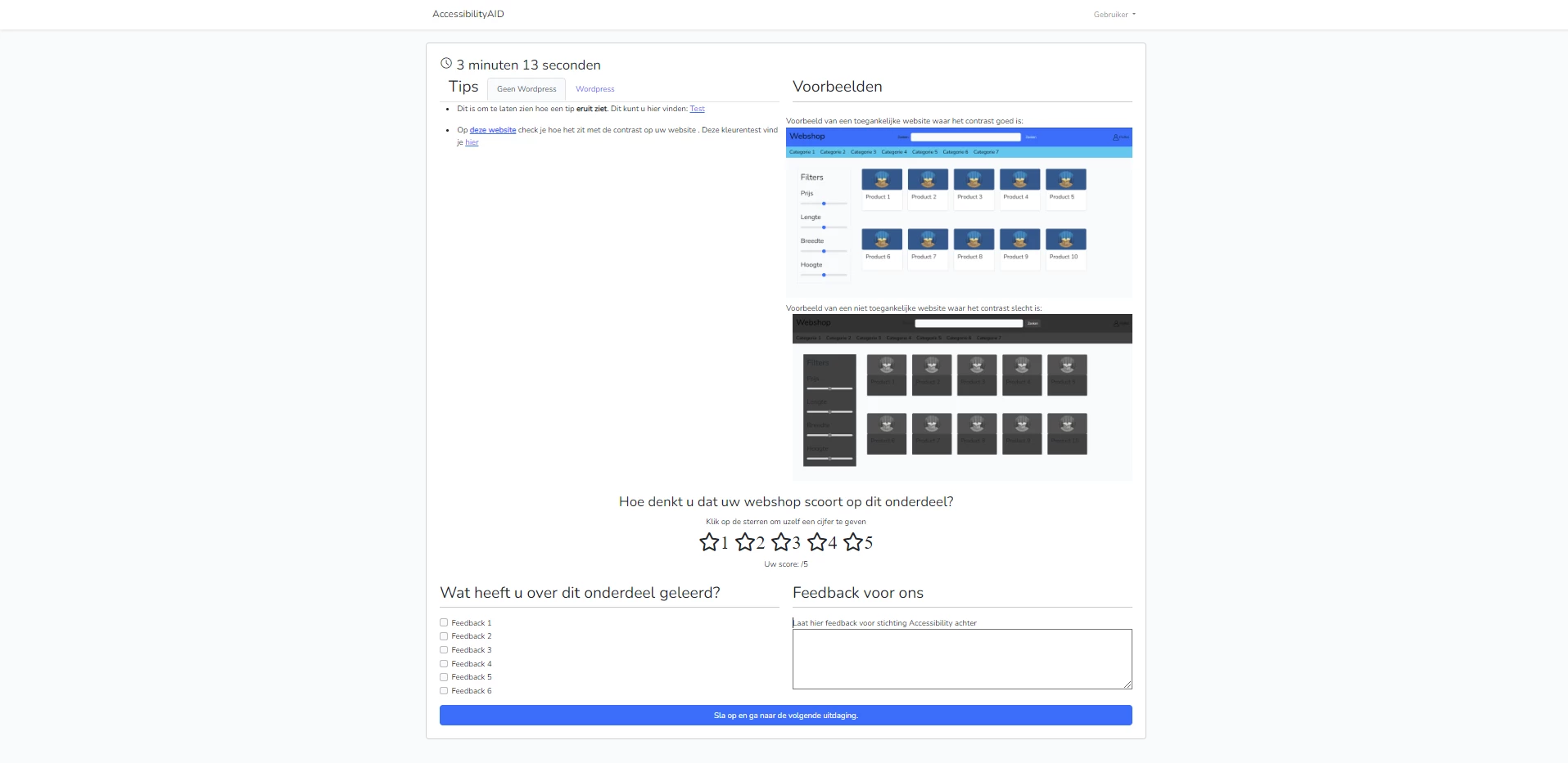 Screenshot voor project AccessibilityAID