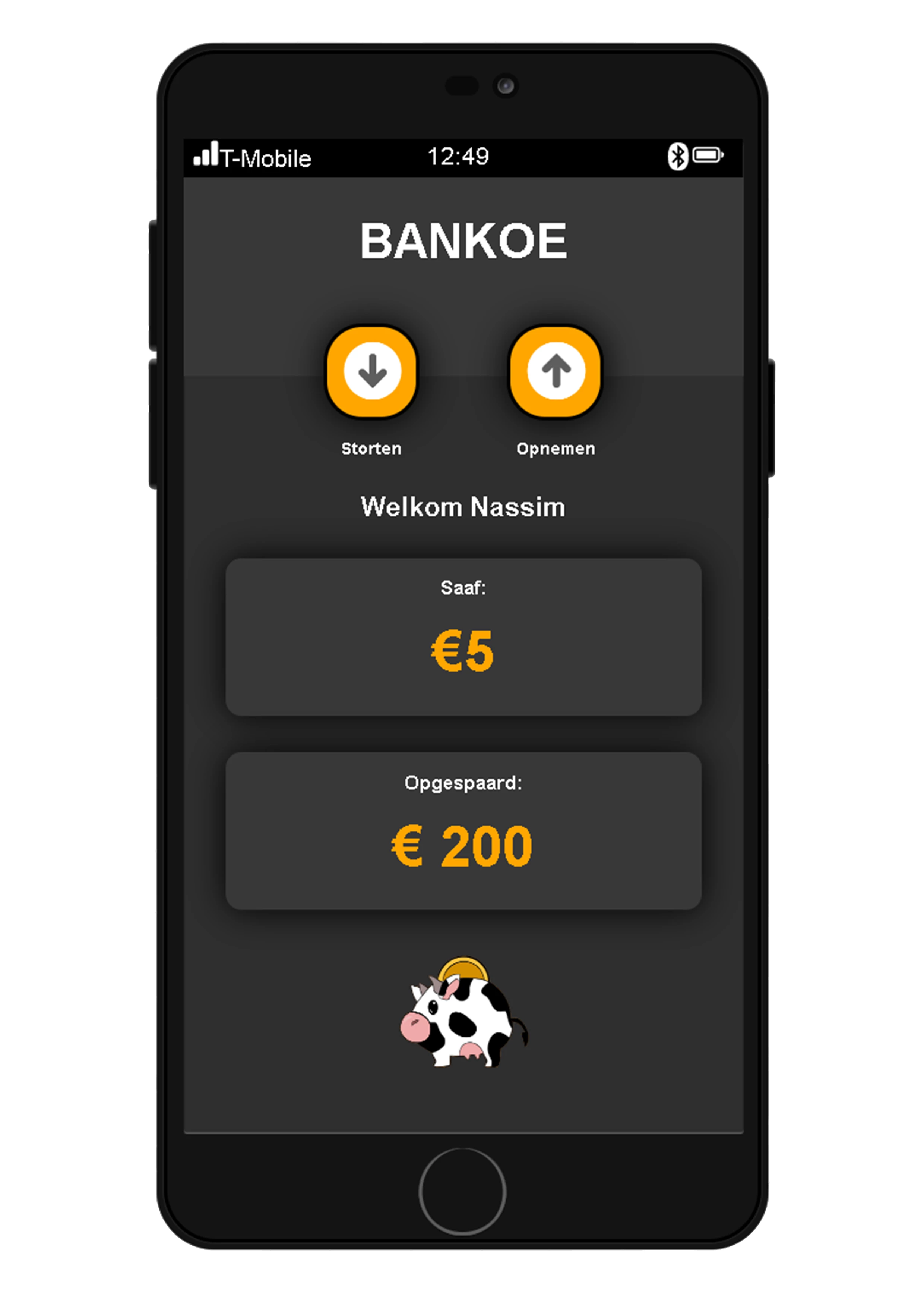 Screenshot voor project Burnerphone