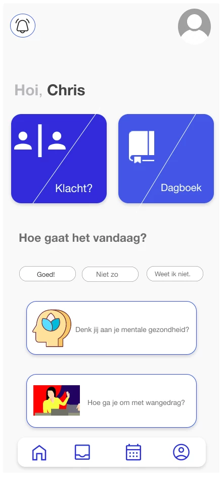 Screenshot voor project Safe Haven
