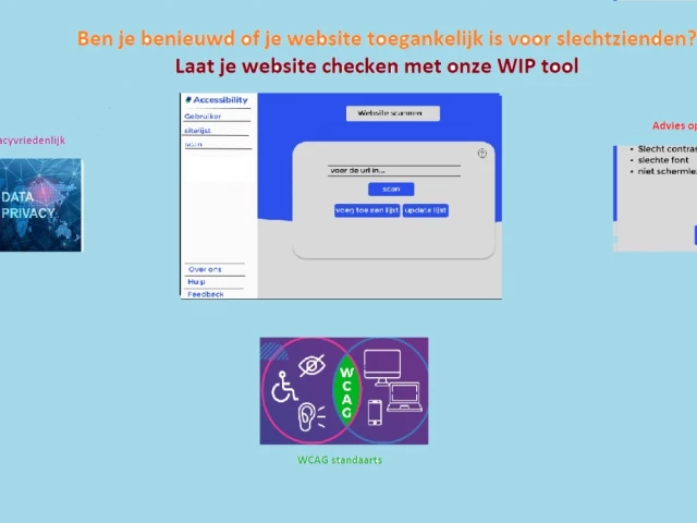 Screenshot voor project Accessibilty checker