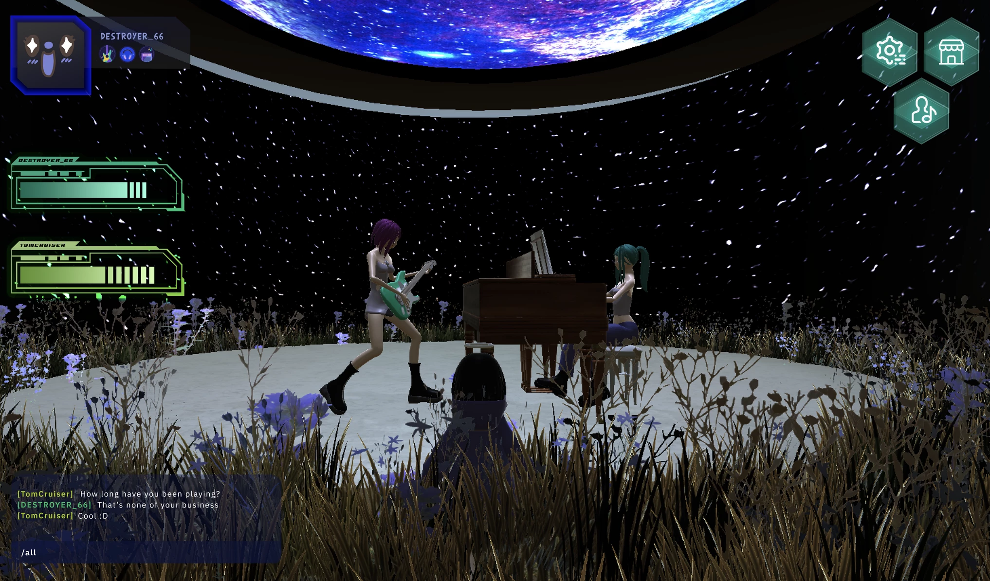 Screenshot voor project Music Terra