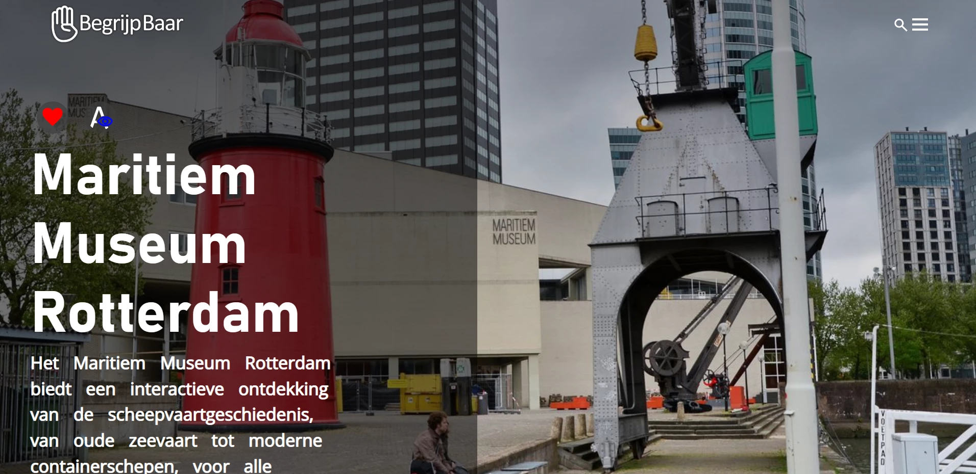 Screenshot voor project Begrijpbaar