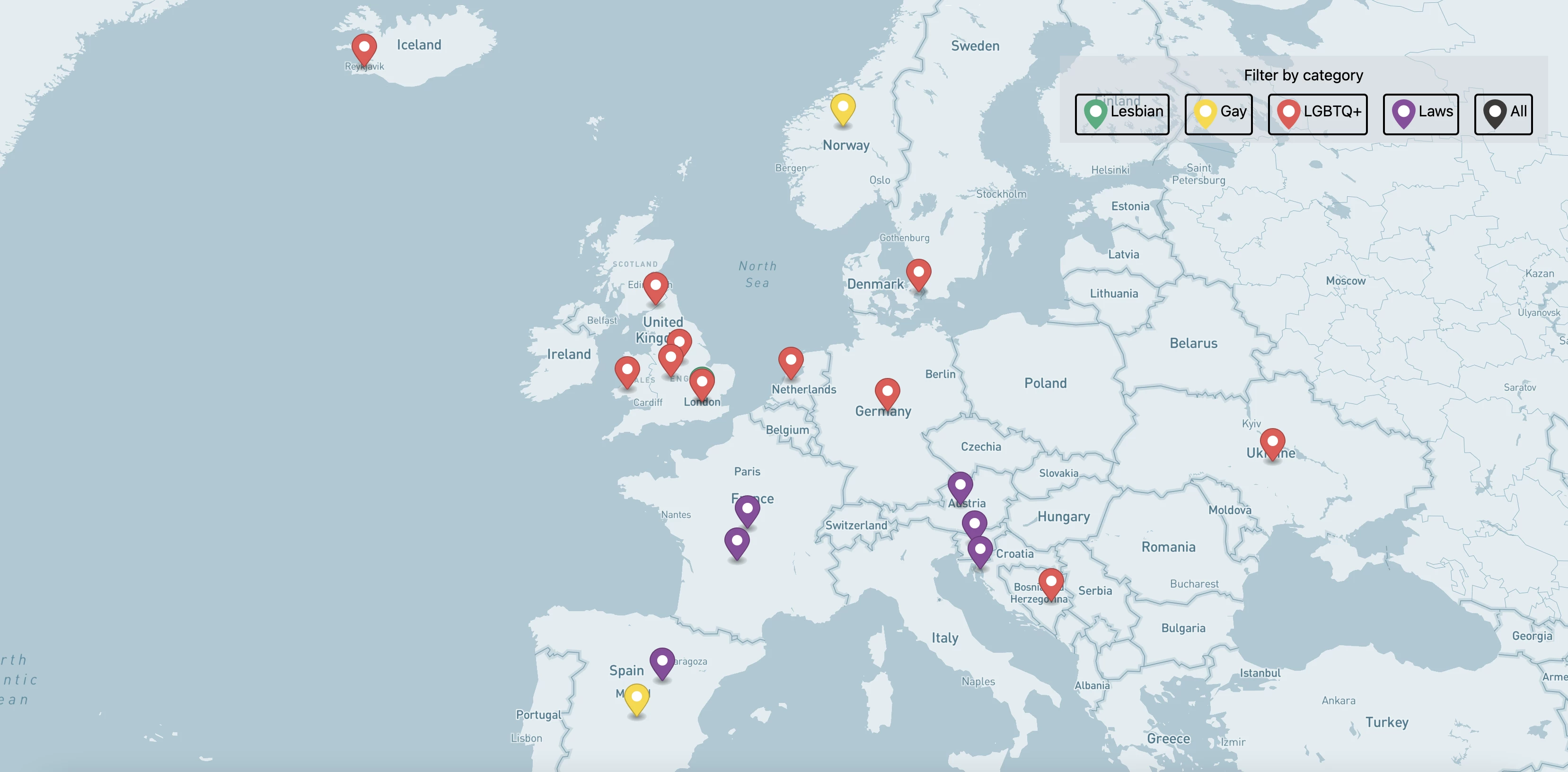 Screenshot voor project Queerly Positive