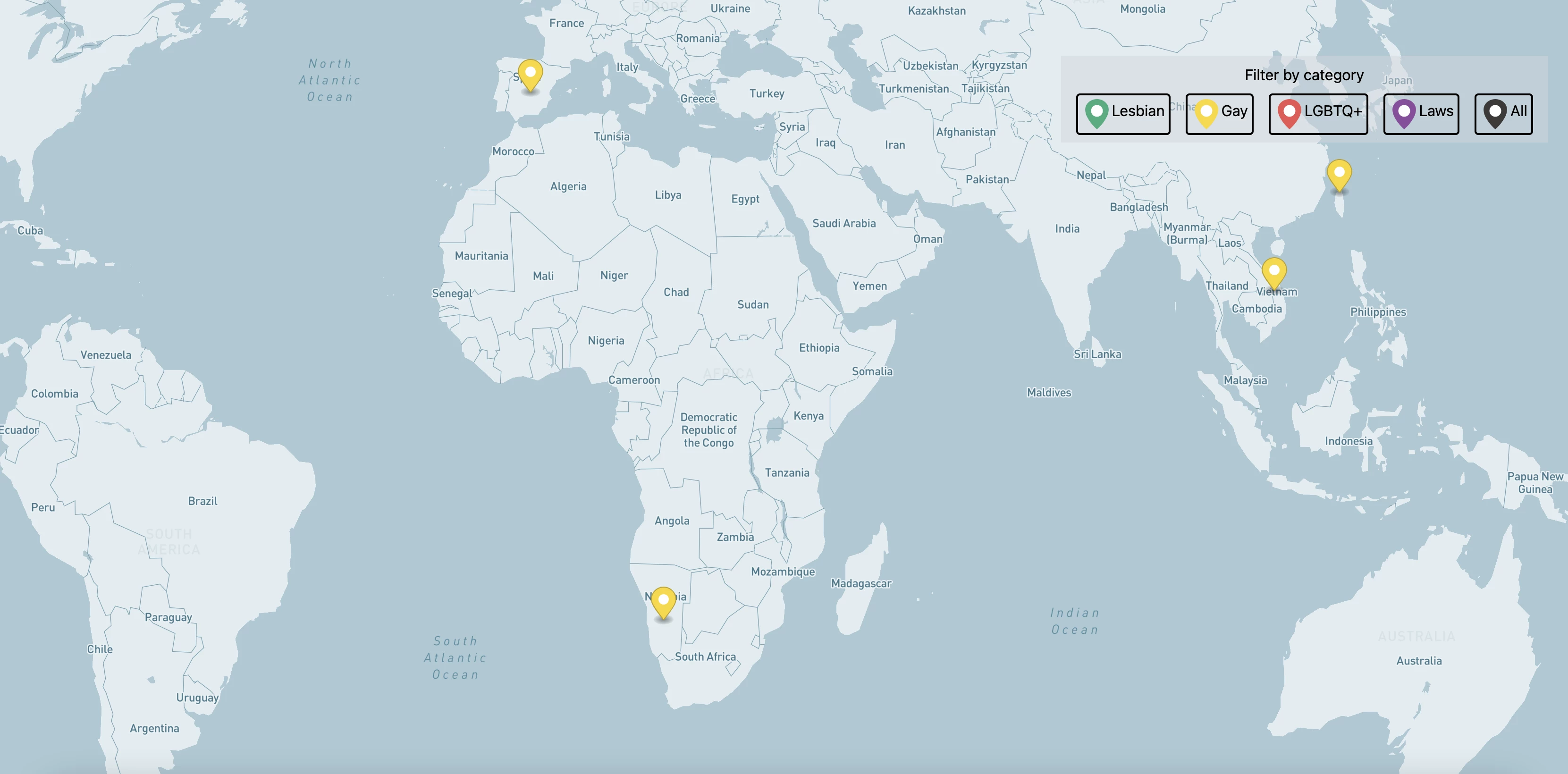 Screenshot voor project Queerly Positive