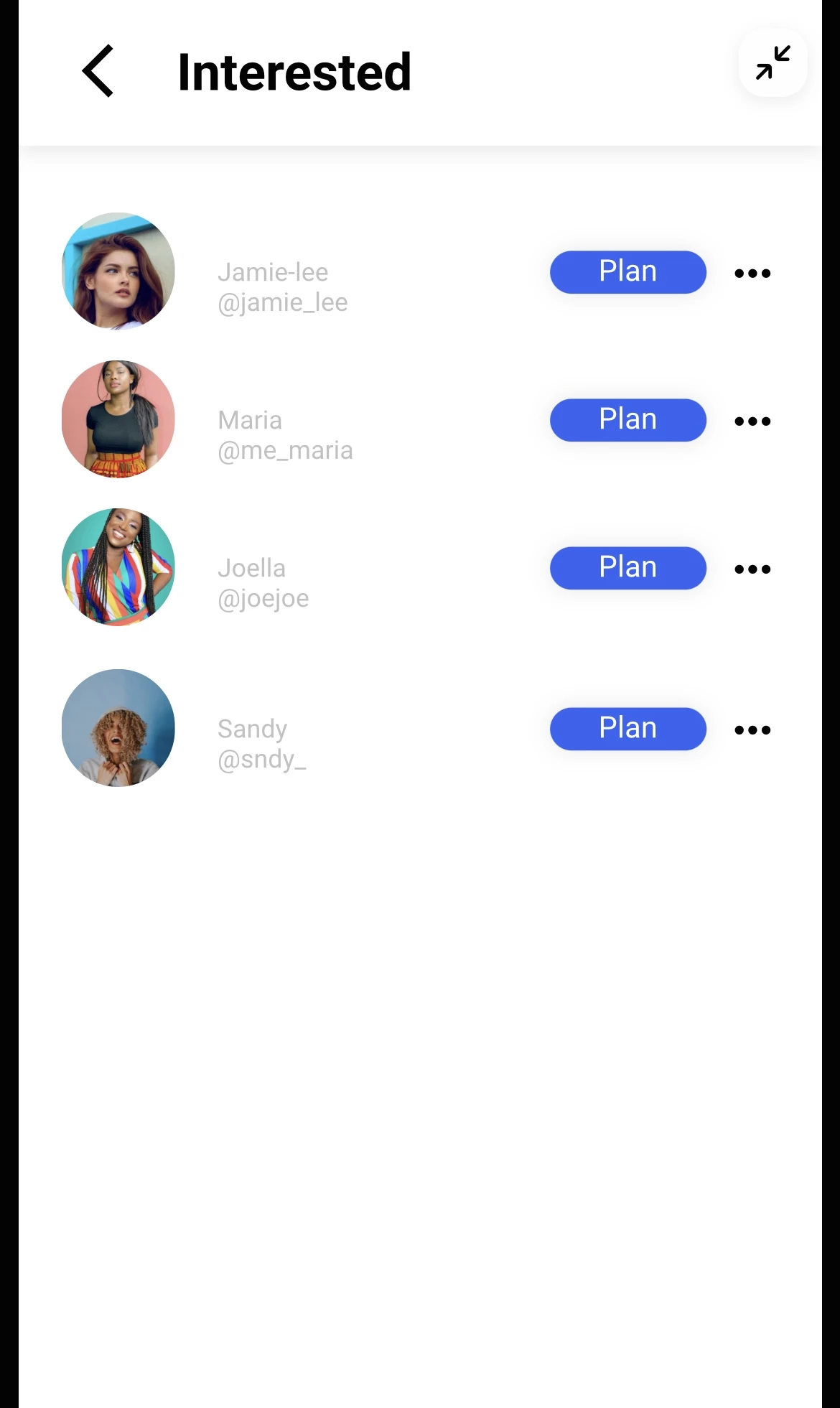 Screenshot voor project LastMinute
