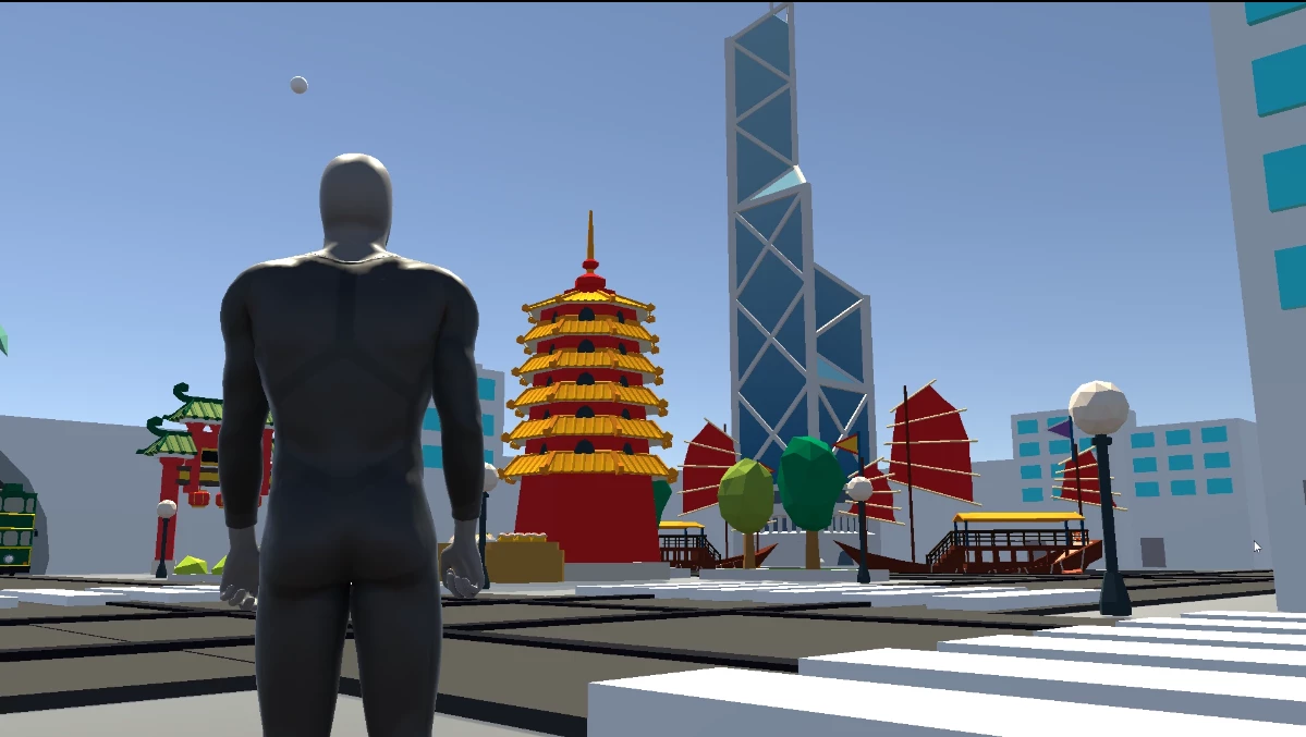 Screenshot voor project Around The Polyworld