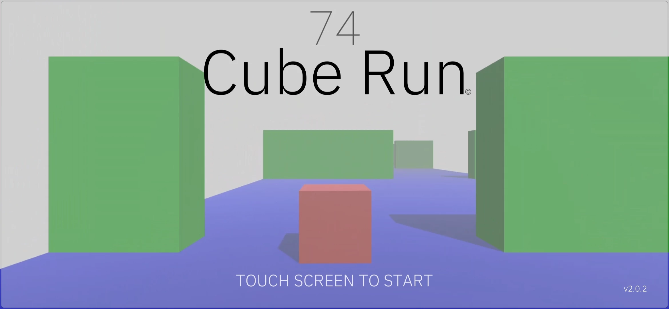 Screenshot voor project Cube Run Mobile