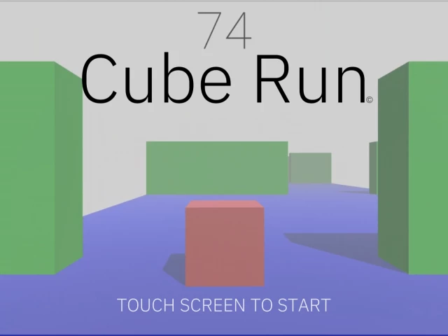 Screenshot voor project Cube Run Mobile