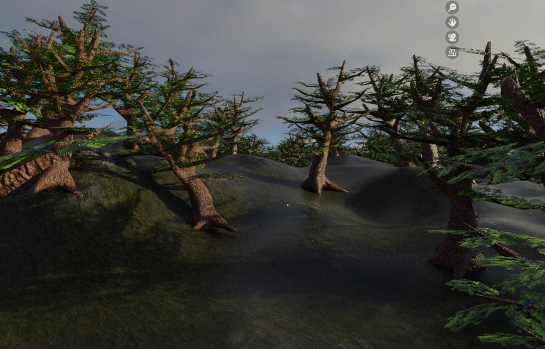 Screenshot voor project VR Campsite