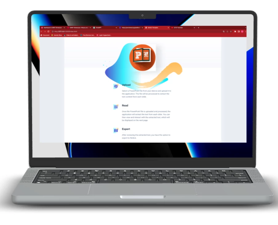 Screenshot voor project PowerNotes