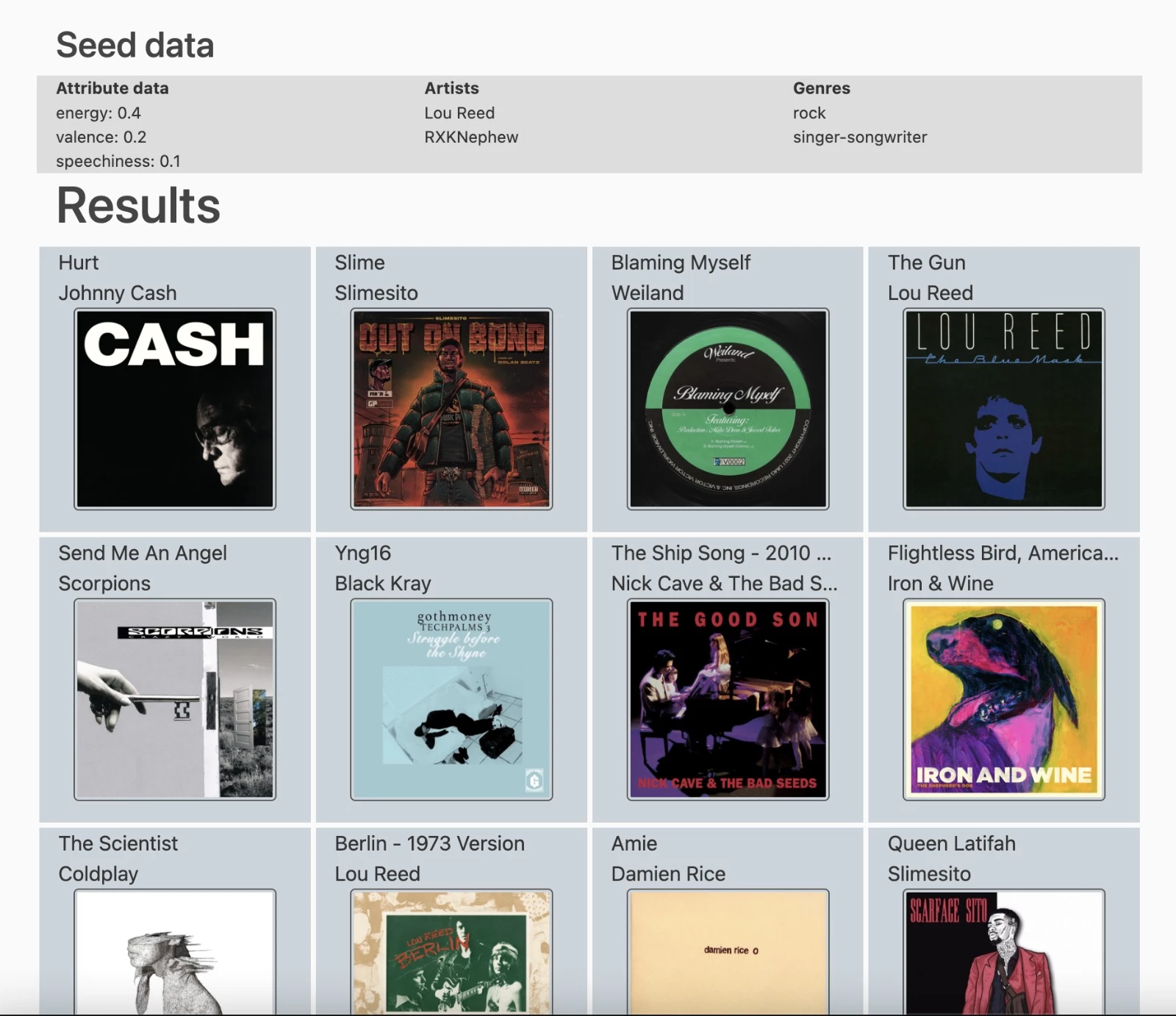 Screenshot voor project The Musicmixer
