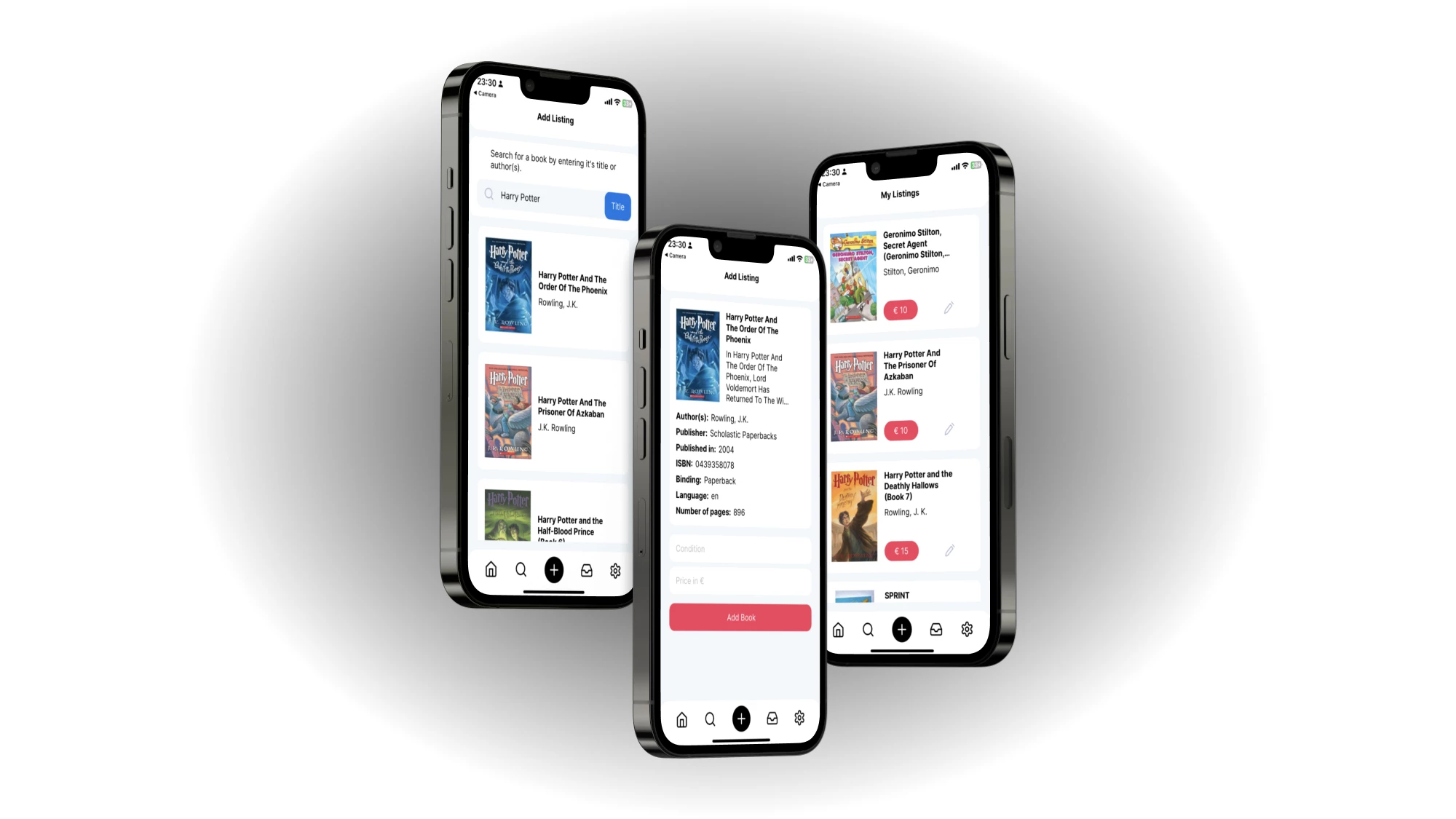 Screenshot voor project PeerReads