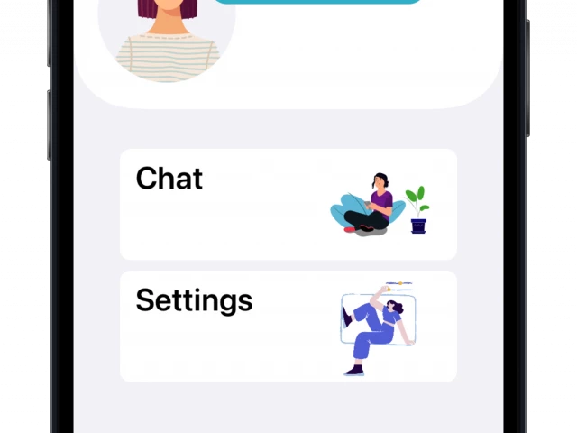 Screenshot voor project Let's Chat