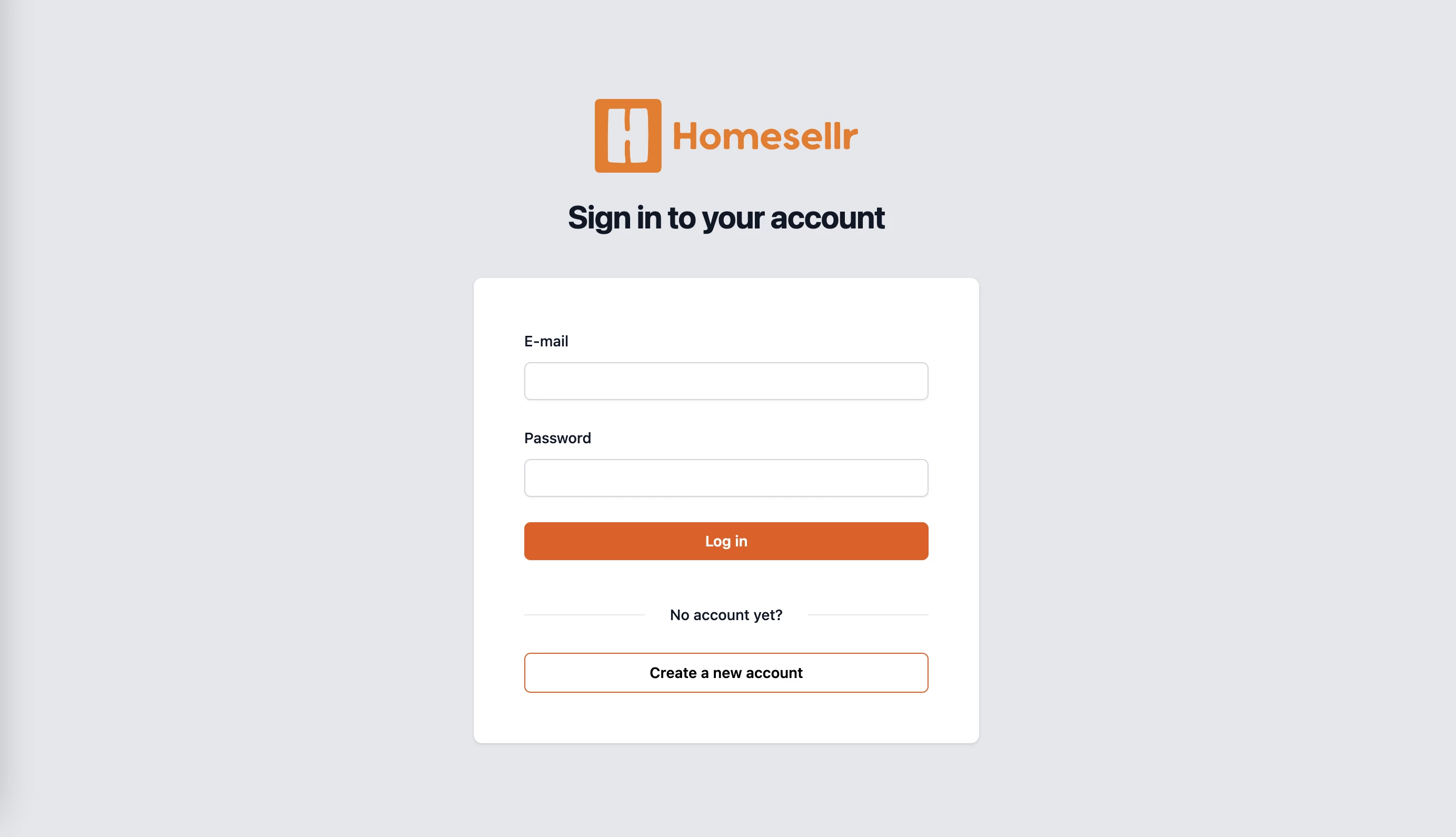 Screenshot voor project HomeSellr