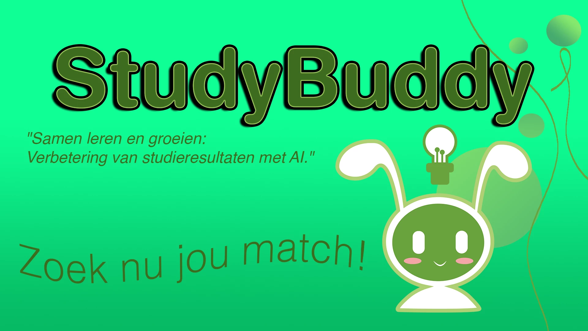 Screenshot voor project StudyBuddy